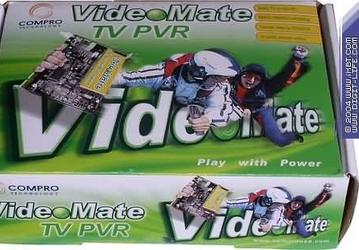 Compro VideoMate TV PVR TV tuner in our lab