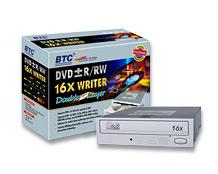 BTC introduces 16x DVD&plusmn;R recorder