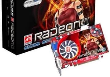 GECUBE RADEON X700 128MB  one of the first cards on the new GPU