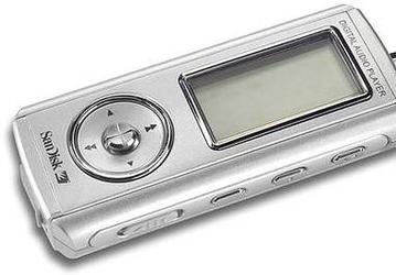 SanDisk Digital Audio Player: 256, 512 Мб и 1 Гб решения