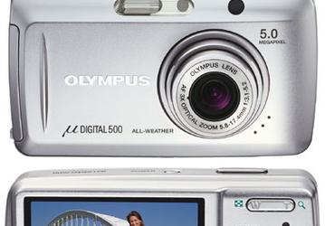 Olympus µDIGITAL 500  камера с новым ЖК-экраном