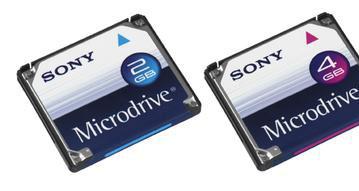 Sony Microdrive  не Memory Stick единым...