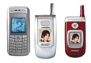 Hitachi: анонс 10 новых мобильных телефонов 2005 года