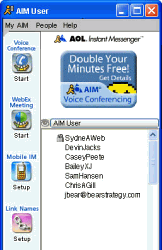 Общение в сети: AOL Instant Messenger v.5.9.3690