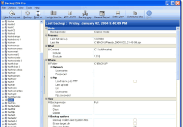 Резервное копирование: Backup2004 Pro v.3.4.3.89