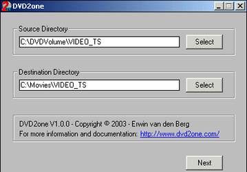 Запись: DVD2One v.1.4.0