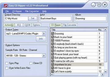 Мультимедиа: Easy CD Ripper v.2.24