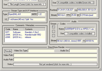 Мультимедиа: GSpot v.2.52 Beta 01