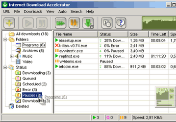 Менеджеры закачек: Internet Download Accelerator v.4.4.1.935