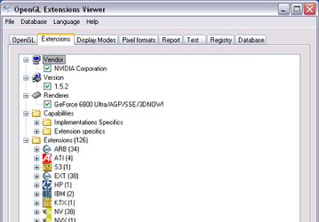Диагностика: OpenGL Extension Viewer v.3.10