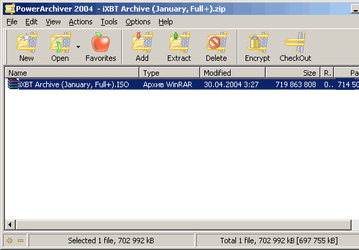 Архиваторы: PowerArchiver 2004 v.9.02