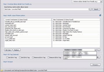 Мультимедиа: Smart MP3 Renamer v.1.3.0.1