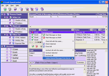 Почтовые клиенты и фильтры: G-Lock SpamCombat v.1.40