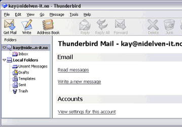 Почтовые клиенты и фильтры: Mozilla Thunderbird v.0.8