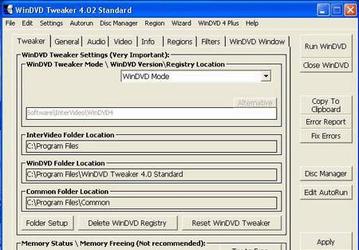 Утилиты: WinDVD Tweaker Pro v.4.47