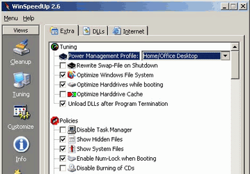 Настройщики: WinSpeedUp v.2.9