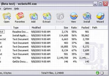 Архиваторы: WinZip v.9.0 SR-1