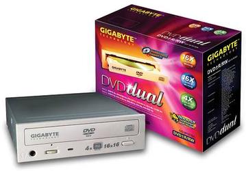 GO-W1616A: the new DVD±RW drive from GIGABYTE