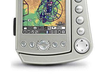 iQue 3600a: PDA + GPS for civil aviation