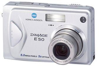Konica Minolta DiMAGE E50: еще одна 5-мегапиксельная «мыльница»