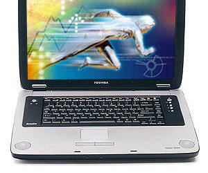 Toshiba Satellite P35: play your games