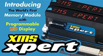 Corsair unveils XPERT memory with LED lights and displays