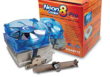 Neon Cooler 775 и 8: новые кулеры Gigabyte