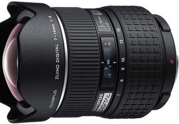 ZUIKO DIGITAL ED7-14mm (14-28mm) F4.0 Olympus E-System: официальные характеристики
