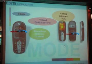3GSM: Motorola E378i с поддержкой i-mode и солнцезащитные очки