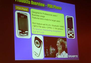 CeBit 2005: Gigabyte to unveil PDA phones on Intel chipsets