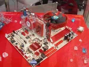 Cebit 2005: Sapphire&acute;s new graphics cards and a High-End motherboard