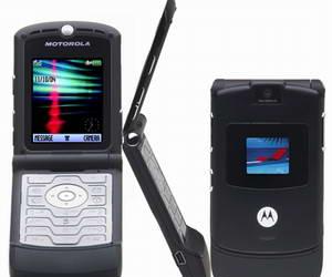 Motorola RAZR BLK V3: телефон в черном