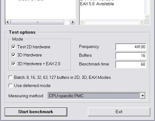 RightMark: 3DSound v.2.1