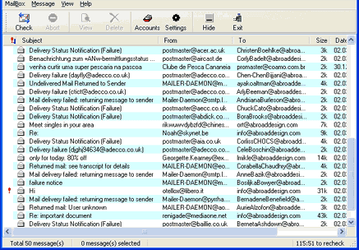 Почтовые клиенты и фильтры: AD MailBox Manager v.2.6.1