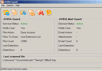 Антивирусы: AVIRA Desktop for Windows v.1.00.00.75
