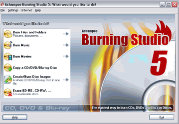 Запись: Ashampoo Burning Studio v.5.51