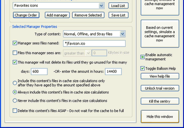 Настройщики: CacheSentry Pro v.1.02