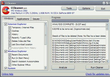 Чистильщики: CCleaner v.1.19.108