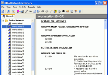 Мониторинг серверов: DEKSI Network Inventory v.7.0