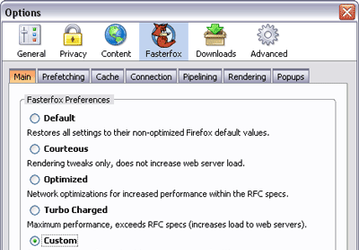 Настройщики: Fasterfox v.0.7.9