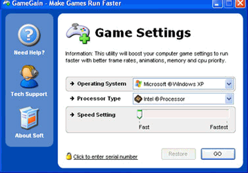 Настройщики: GameGain v.2.17.3.2008