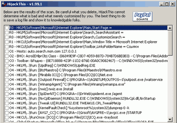 Безопасность: HijackThis v.2.0.0 Beta