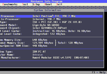 Диагностика: HWiNFO v.5.1.0