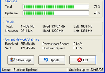 Мониторинг трафика: ISP Monitor v.5.4.1 Beta