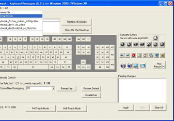 Утилиты: KeyTweak v.2.20