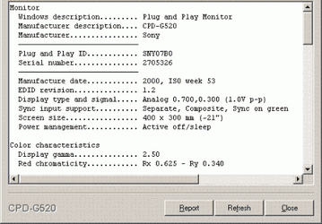 Диагностика: Monitor Asset Manager v.1.26