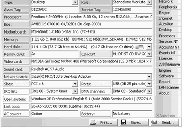 Диагностика: MVSoft PC Information v.2.2.2.10