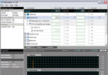 Мониторинг трафика: NetLimiter v.2.0 Beta 5