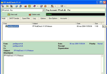 Почтовые клиенты и фильтры: PP Mailcheck v.2.1