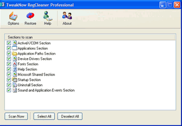 Настройщики: TweakNow RegCleaner v.2.9.6